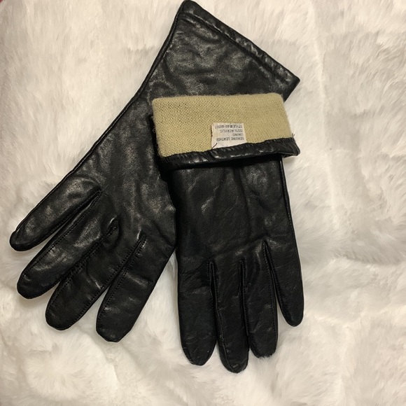 🧤Vintage Black leather gloves 🧤 - Picture 2 of 4